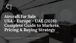 aircraft for sale USA Europe UAE private jet buying guide 2026