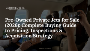 pre-owned private jets for sale used business jet buying guide 2026