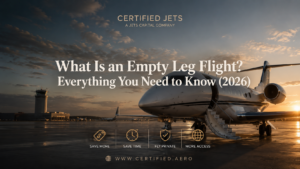 What Is an Empty Leg Flight? Everything You Need to Know (2026)